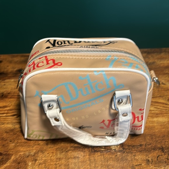 Von Dutch brand mini bowling bag in multicolor, brand new in perfect condition - Picture 6 of 7